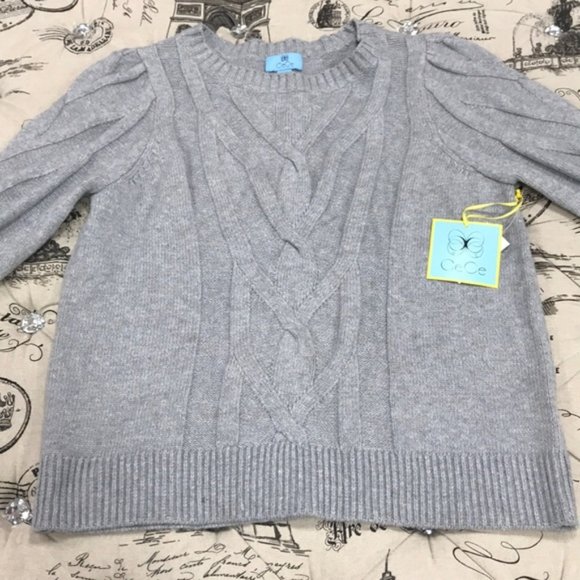 Cece Entwine Cable Knit Sweater - Picture 4 of 6